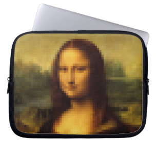Pixated Mona Lisa Laptopschutzhülle