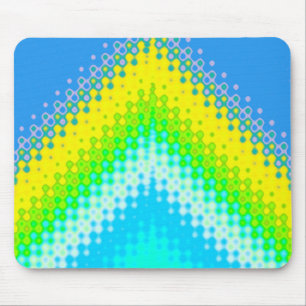 pixated Mountain Blue Mousepad