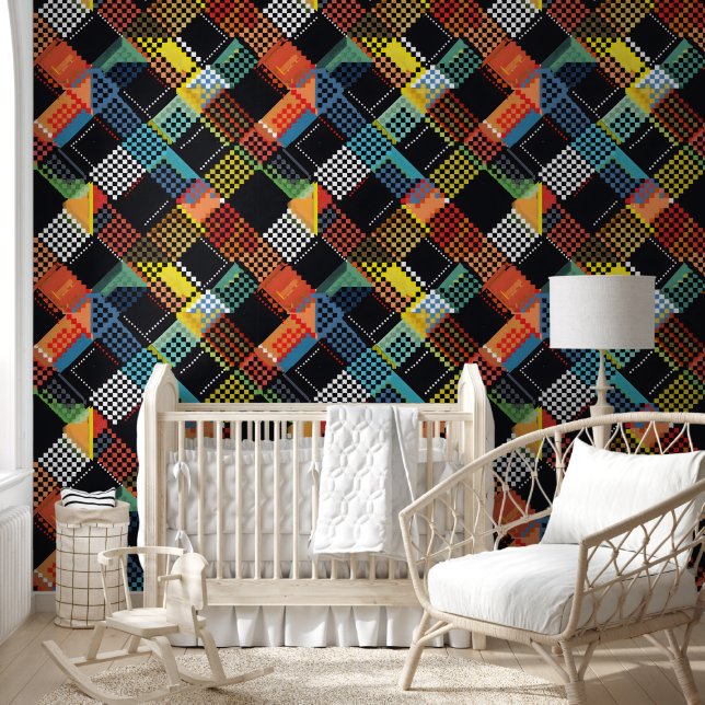 pixated Patchwork Tapete (Kinder)
