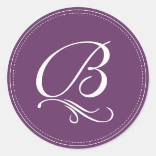 PixDezine DIY Monogramm+DIY Farb-/Deko-Rollen Runder Aufkleber