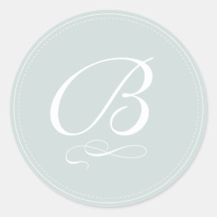 PixDezine DIY Monogramm+DIY Farbe/Bildlauf Runder Aufkleber