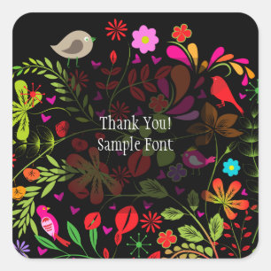 PixDezine-Retrostruktur/DIY-Hintergrundfarbe Quadratischer Aufkleber