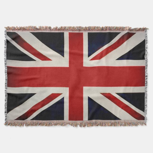 PixDezine Union Jack/Vintage Farbe Decke (Vorderseite)
