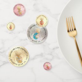 PIXDEZINEN IMITATE FOIL+ALOHA PINEAPPLES KONFETTI