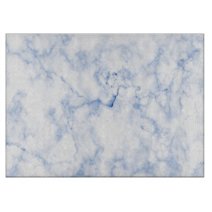 PIXDEZINEN, WEISSER MARMOR UND CERULEAN BLAUE VEIN SCHNEIDEBRETT