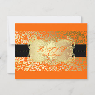 PixDezines 10,8x14 cm rsvp Fedora Damast für 5x7 Karte
