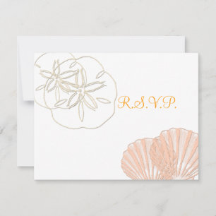 PixDezines 4,25"x5,5" RSVP, Seestern für 5x7 RSVP Karte