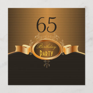 PixDezines 65 Geburtstagsparty/DU Deinen Event. Einladung