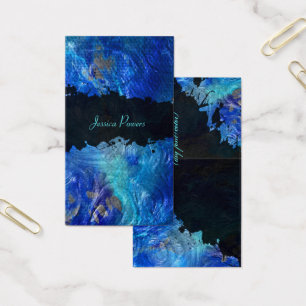 PixDezines abstrakt/kobalt/indigo/metallische Text