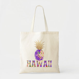 PixDezines Aloha Ananas+Imitate Gold Tragetasche