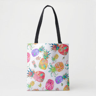 PixDezines Aloha Ananas Wasserfarbe Tasche
