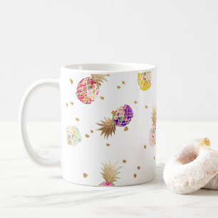 PixDezines Aloha Pineapples Muster Kaffeetasse