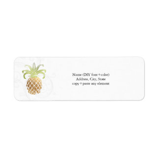 PixDezines Ananas/Imitate Gold