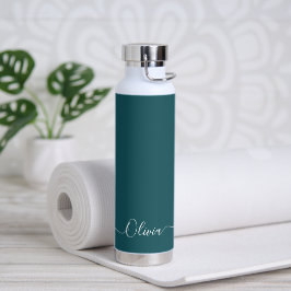 PixDezines Aquamarine grüne DIY Farbflasche Trinkflasche