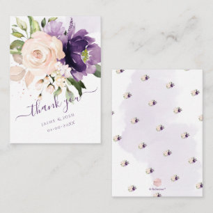 PixDezines Aquarellfarben Blume Blush Pink Merlot Mitteilungskarte