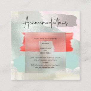 PixDezines Art moderne Cartes de séjour Corail Mou