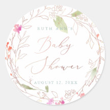 PixDezines Babydusche, Blumenwasser, Wasserfarbe