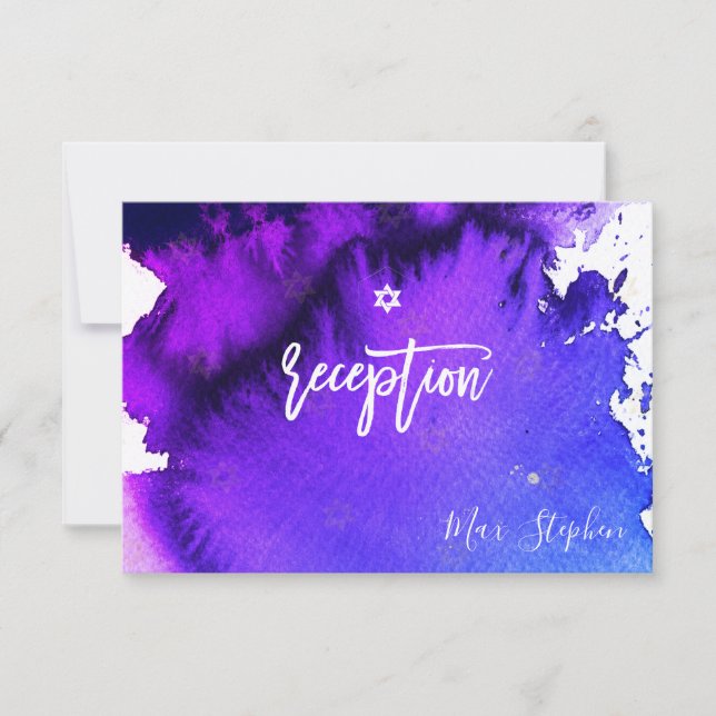 PixDezines Bar Mitzvah Cartes de célébration ✡ Mar (Devant)