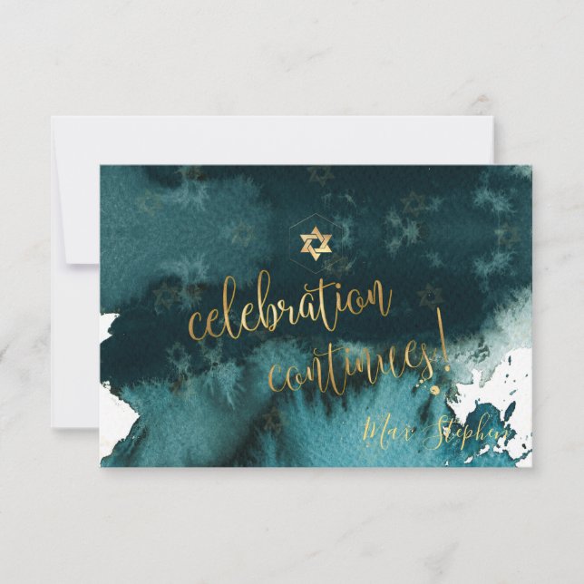 PixDezines Bar Mitzvah Cartes de célébration ✡ Tur (Devant)