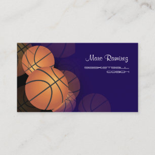 PixDezines Basketball Karten/DIY Hintergrundfarben Visitenkarte