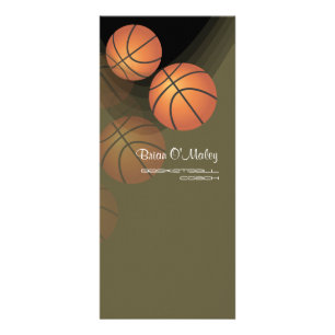 PixDezines Basketball-Trainers-Gestell-Karten Werbekarte