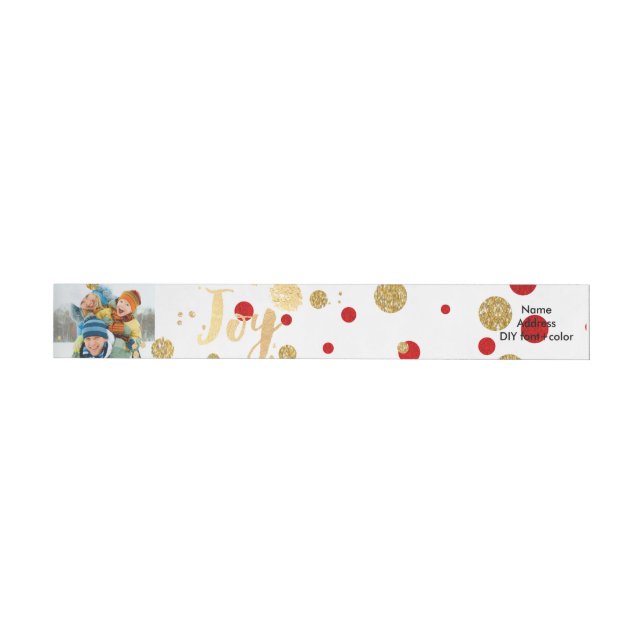 PixDezines blendete Gold+rote Konfetti/Urlaubsfreu (Person)