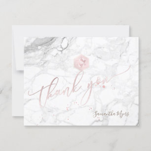 PixDezines Blush Honeycomb Mitzvah Carte de remerc