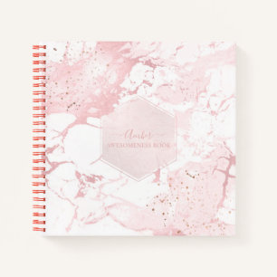 PIXDEZINES BLUSH MARMOR JOURNAL NOTIZBUCH