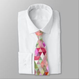 PixDezines Boho Geometrisch/verstellbare Dreiecke Krawatte