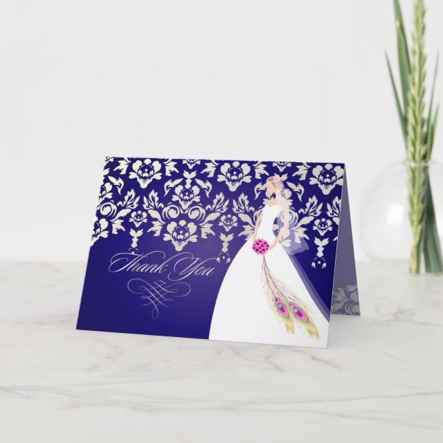 PixDezines Bride2B Cartes de remerciements (Devant)