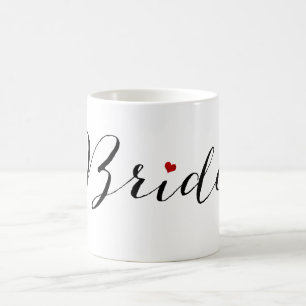 PixDezines Bride/Moderne Schrift Kaffeetasse
