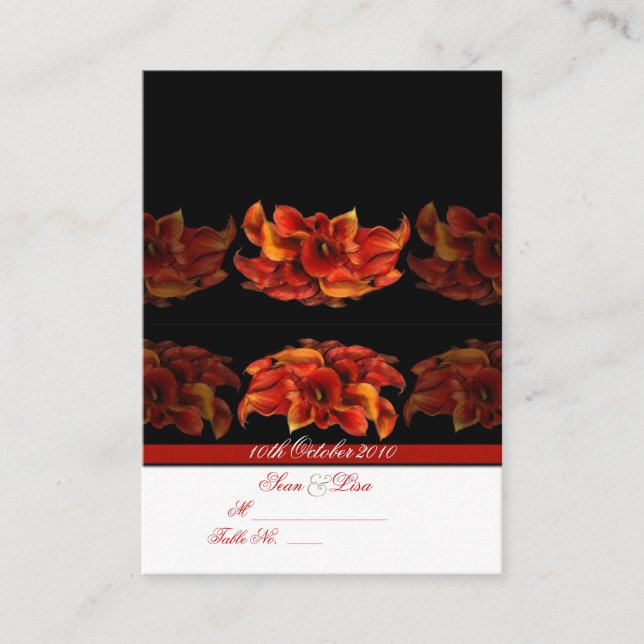 PixDezines BURNT ORANGE CALLA LILY INVITATIONS (Devant)