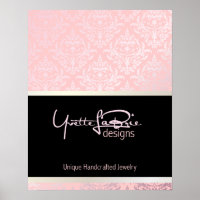 PixDezines Céline Damask, Rosequartz + Pink