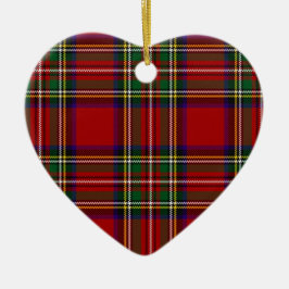PixDezines clan stewart tartan Keramik Ornament