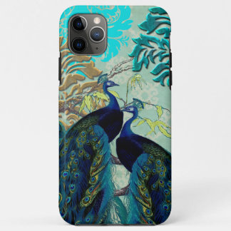 PixDezines Damask/Peacocks Uncommon coque iphone