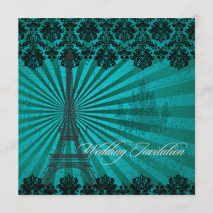 PixDezines der eiffelturm/paris Einladung