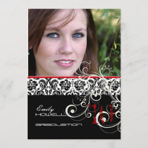 PixDezines DESIREE DAMASK/DIY-ABSCHLUSS Einladung