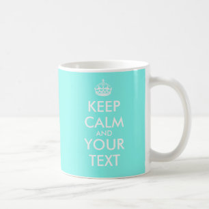 PixDezines DIY Behalte Ruhe/DIY-Farbe Kaffeetasse