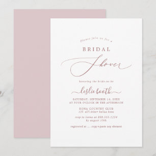 PixDezines DIY Colors Dusty Rose Brautparty Einladung