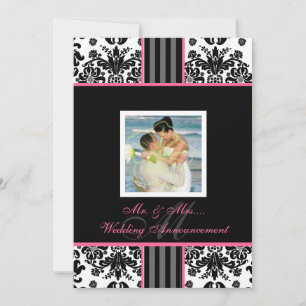 PixDezines DIY-Event.. Monogramm Isabella Damast Einladung