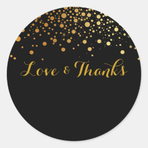 PixDezines-DIY-Farb-/Blindfarben/Goldflecken Runder Aufkleber