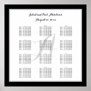 PixDezines DIY-Farb-/einfache Sitzordnung Poster