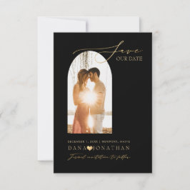 PixDezines DIY-Farbbogenrahmen Minimalistisch Save The Date