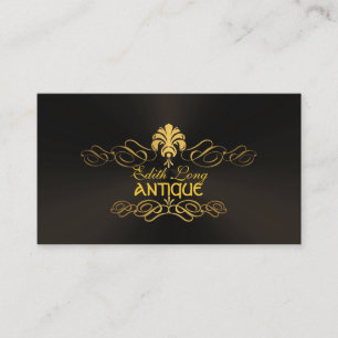PixDezines diy Farbe/antike Schriftrollen Faux-Met Visitenkarte