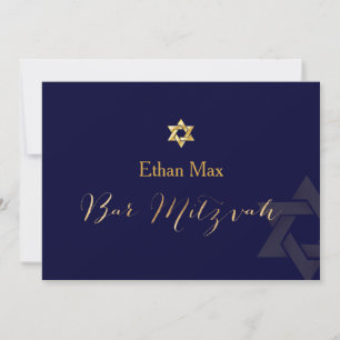 PixDezines DIY Farbe/Stylish Script/Bar Mizwa Einladung