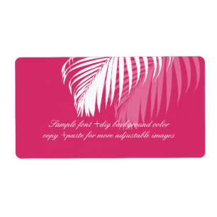 PixDezines DIY-Farbe! weiße Palmwedel