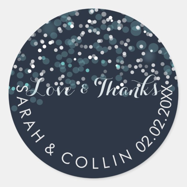 PixDezines DIY Farbe/Wintersoiree/Schnee Runder Aufkleber (Vorderseite)