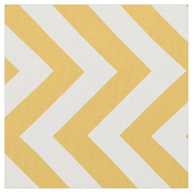 PixDezines DIY Farbe/Zickzack Muster/gelb Stoff (Nahaufnahme)