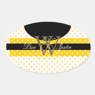 PIxDezines DIY Farben, Dots u.a. Ovaler Aufkleber