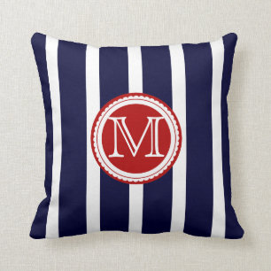 PixDezines DIY Farbstreifen/Monogramm Kissen